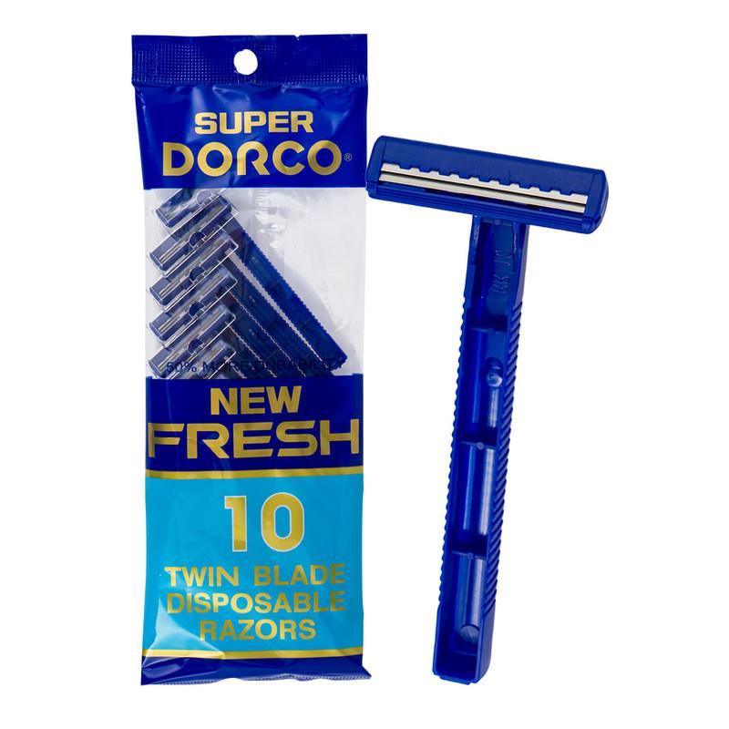 Dorco Twin Blade Disposable Razors, 10 Pack image