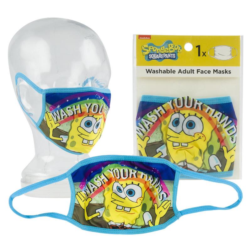 SpongeBob SquarePants Washable Adult Face Mask