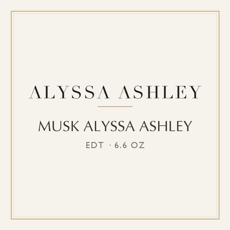 MUSK ALYSSA ASHLEY - EAU DE TOILETTE SPRAY 6.6 oz / 200 ml Damage Box