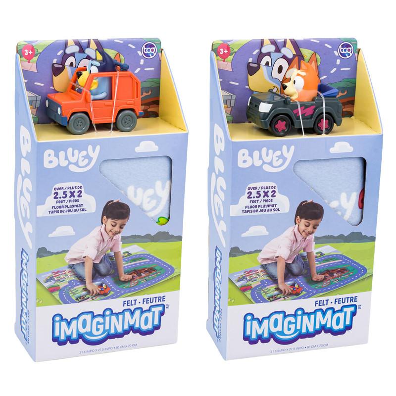 Bluey Megamat Play Set, 31.5 x 27.5 in, Durable Felt, Assorted image