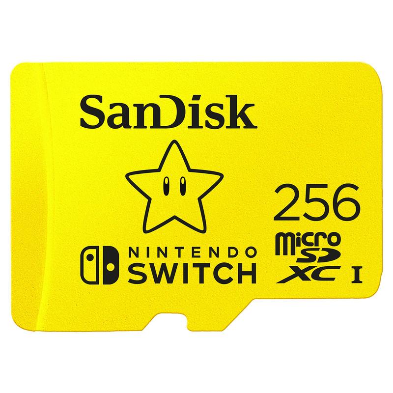 SANDISK 256GB microSDXC-Card, Licensed for Nintendo-Switch - SDSQXAO-256G-GNCZN image