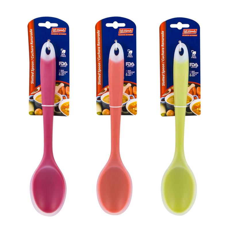 Mr. Handy Slotted Spoon, 10.7", Assorted