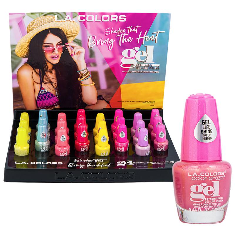 L.A. Colors Color Craze Extreme Shine Gel-Like Polish, 0.44 fl oz, Assorted image