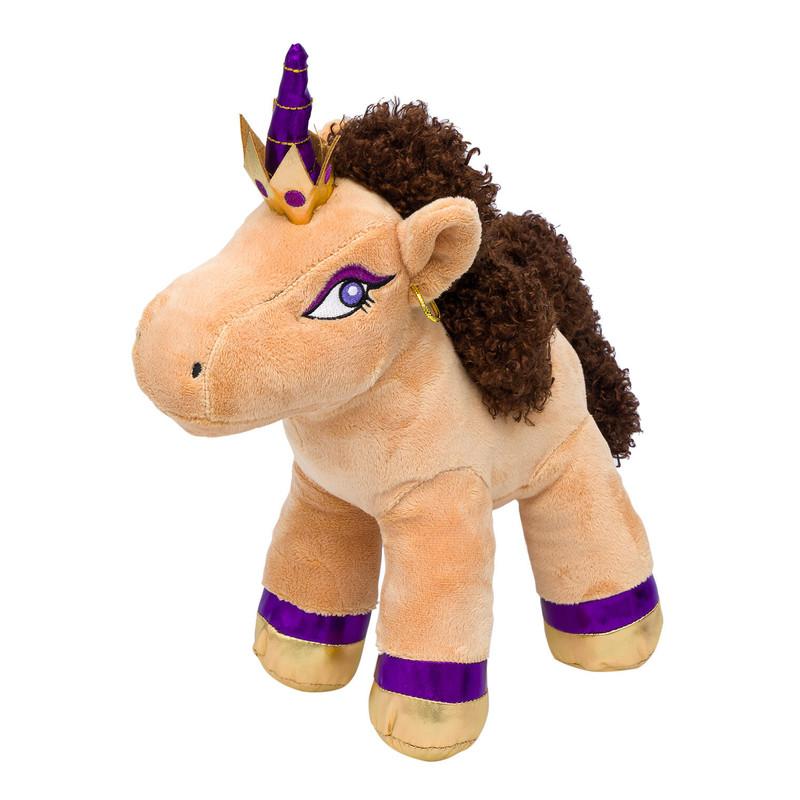 Afro Unicorn Stuffed Plush Toy 11", Divine image