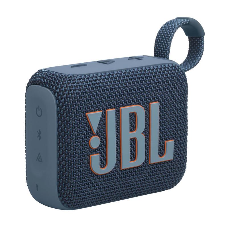 JBL Go 4 - Ultra-Portable, Waterproof and Dustproof Bluetooth Speaker, Big JBL Pro Sound with Punchy bass, 7-Hour Built-in Battery, Made in Part with Recycled Materials (Blue) image