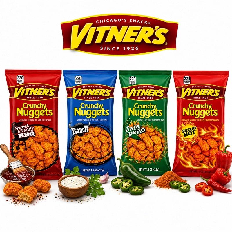 Vitner’s® 1.5oz Hot Cruncy Nuggets – 24 / Case image