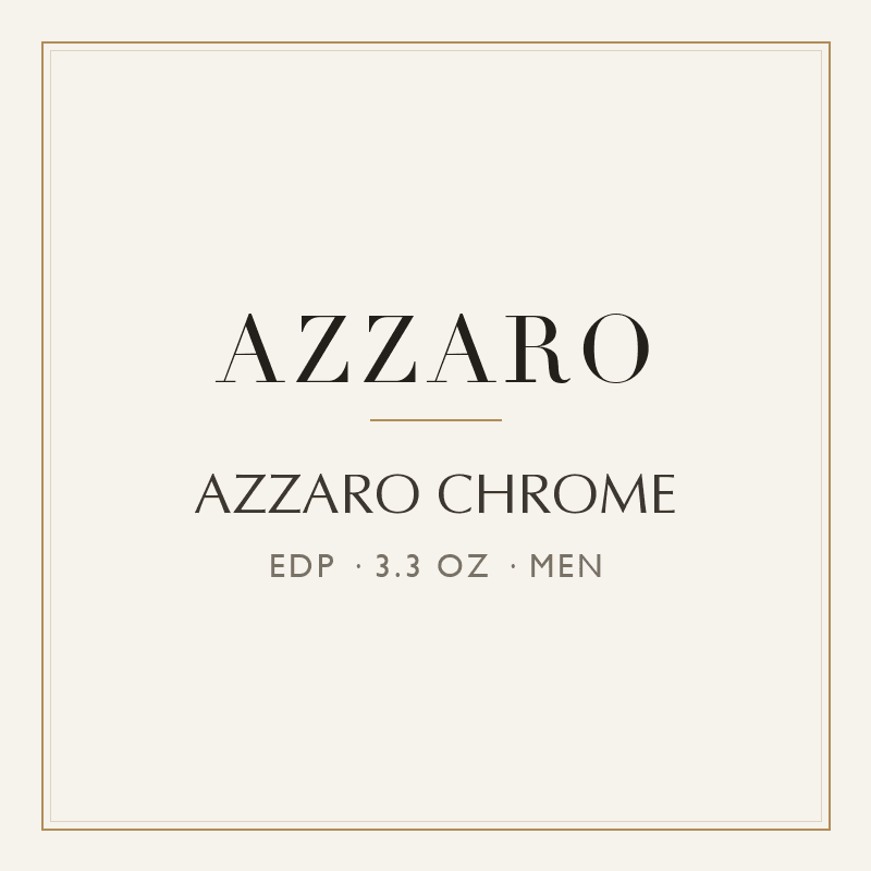 AZZARO CHROME - Azzaro - EAU DE PARFUM SPRAY 3.3 oz / 100 ml Men image
