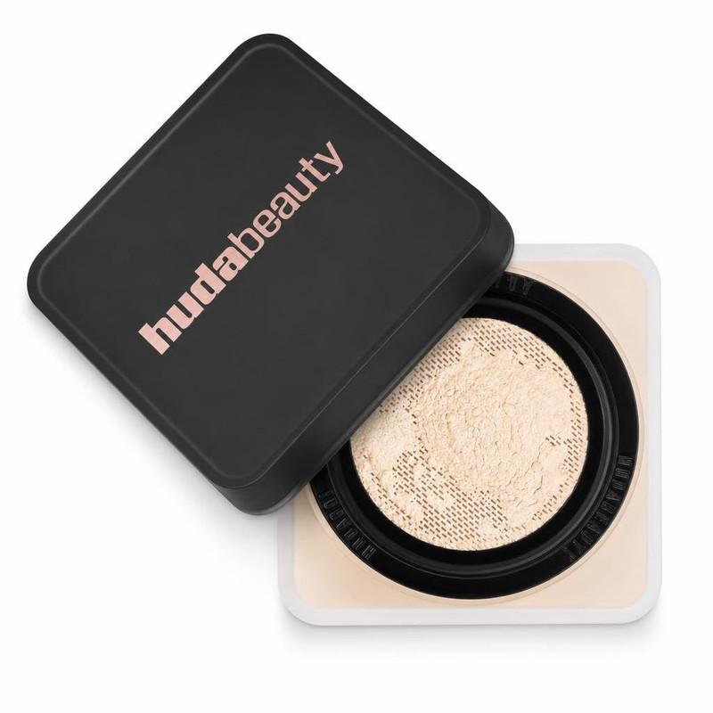 Huda Easy Bake Fragrance Free Loose Baking & Setting Powder - Pound Cake (Fair, Light, Medium, and Tan Skin Tones) - 0.71 oz / 20 g image