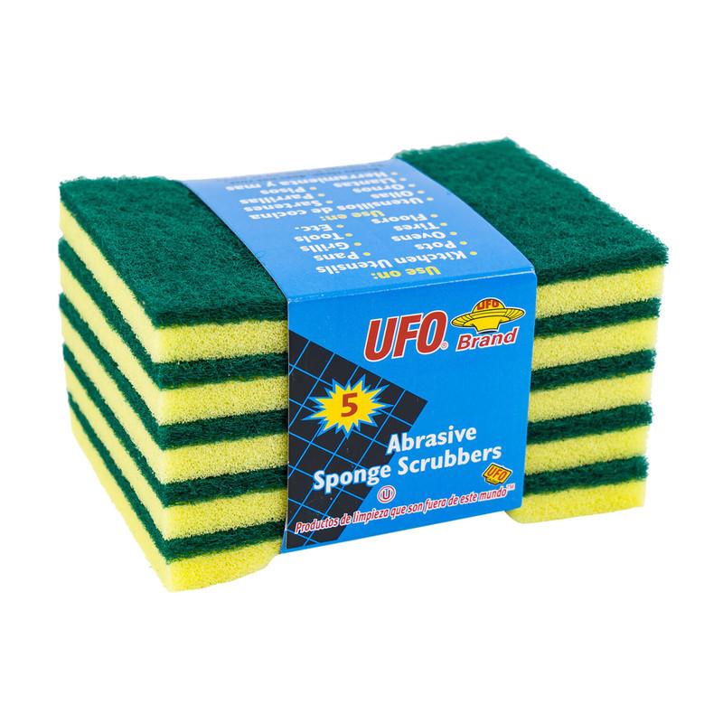 UFO Abrasive Sponge Scrubbers - 5 Pack image