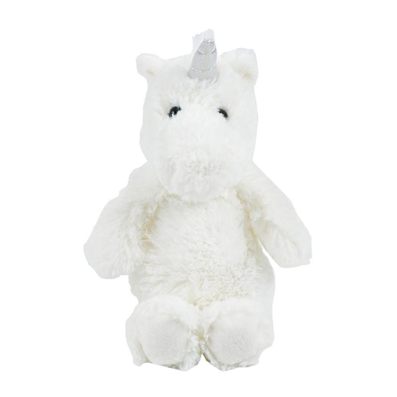 Aurora Cuddly Friends Unicorn Plush Toy - 8" - White image