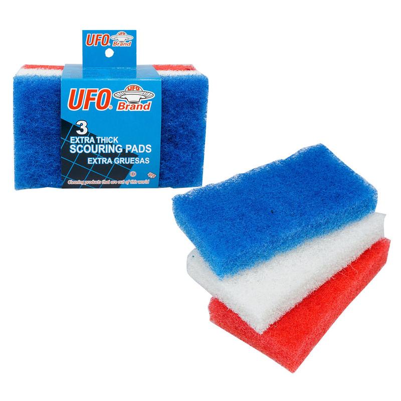 UFO Extra Thick Scouring Pads, 3 Pack image