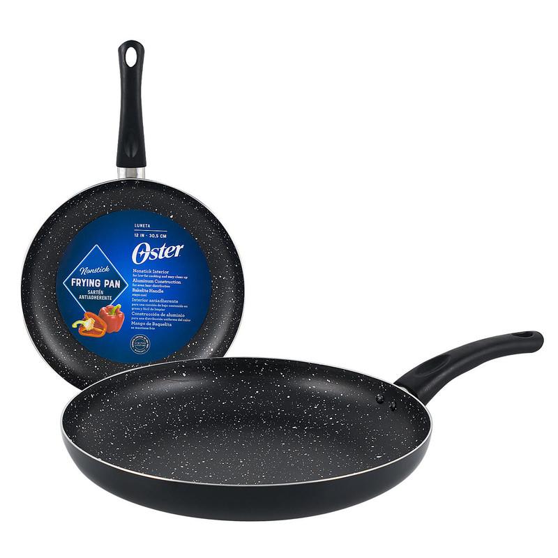 Oster Nonstick Frying Pan, 12" Black image