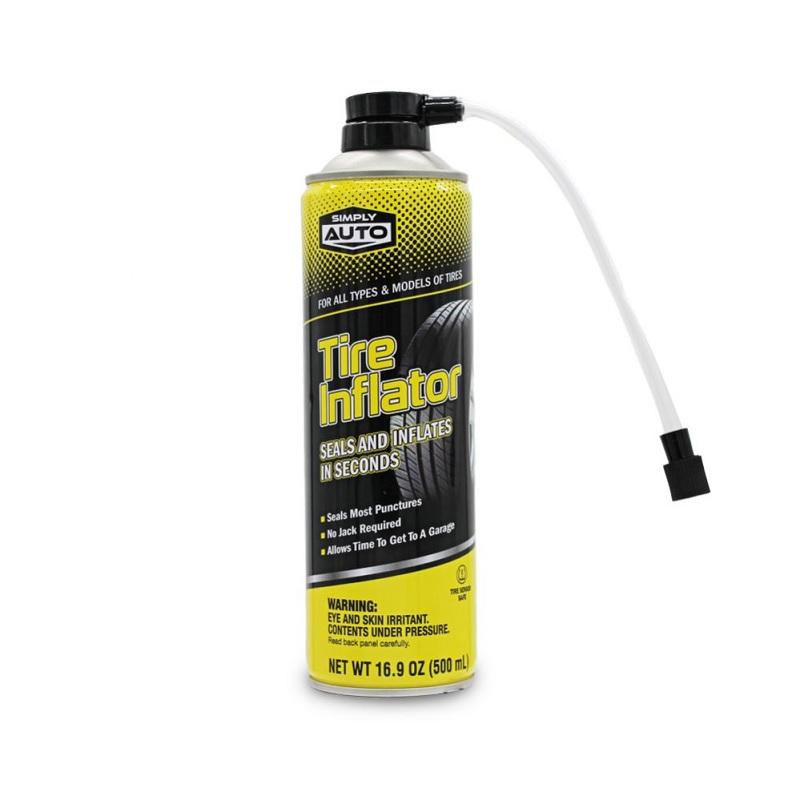 Simply Auto Tire Inflator 16oz With Hose – 12 / Case image