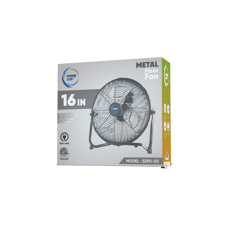 16 Inch Metal Floor Fan – FF-16S image