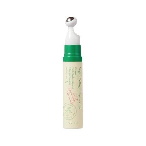 AXIS-Y Vegan Collagen Eye Serum - K Beauty Triple Hyaluronic Acid & Peptide Collagen Serum Improve Skin Elasticity, Reduce Fine Lines & Dark Circles - Vegan Korean Skin Care Eye Cream - 0.33 fl. oz. image
