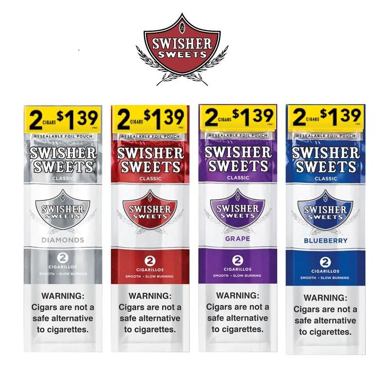 Swisher Sweet® Cigarillos 2 / $1.39 Pouches – 30 Pouches / Display image