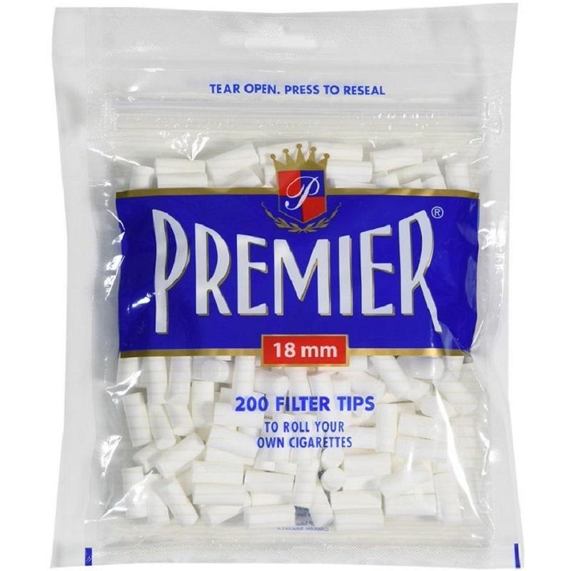 Premier® 18mm Filter Tips 200CT- Display of 18 Bags image