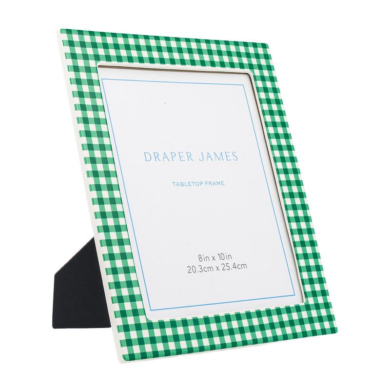 Tabletop Photo Frame, 8in x 10in, Gingham Pattern image