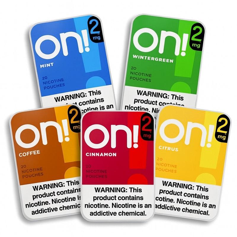 ON® Nicotine Pouches 2MG Pouches 5 Cans / Roll image