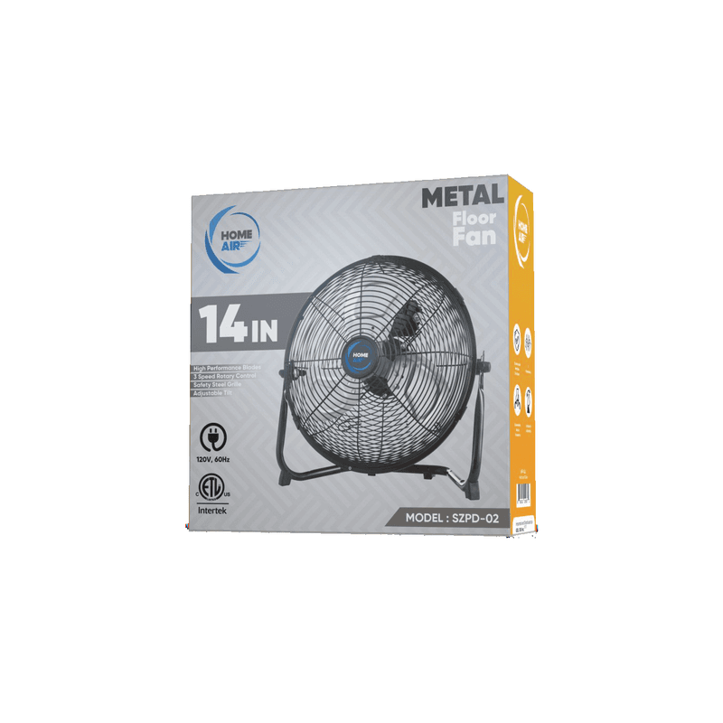 14 Inch Metal Floor Fan – FF-14S image