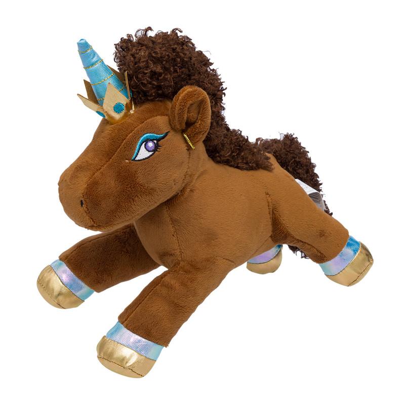 Afro Unicorn Stuffed Plush Toy 7" - Unique image