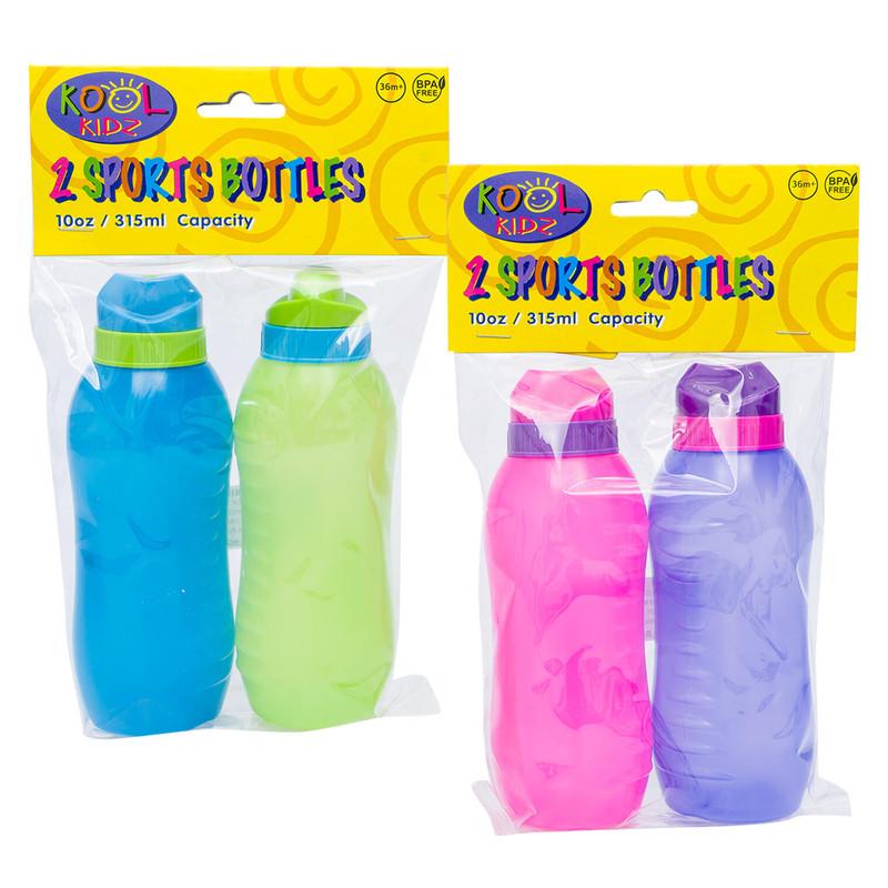 Sports Bottles 10oz, 2-Pack image