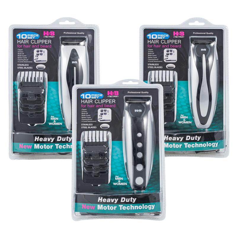 10 Piece Hair Clipper Set, Assorted image