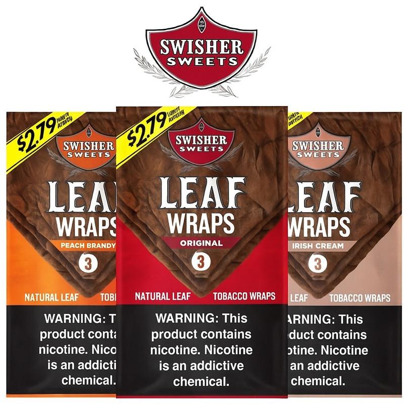 Swisher Sweet® $2.79 Leaf Wraps 3CT 10 Pouches / Display image