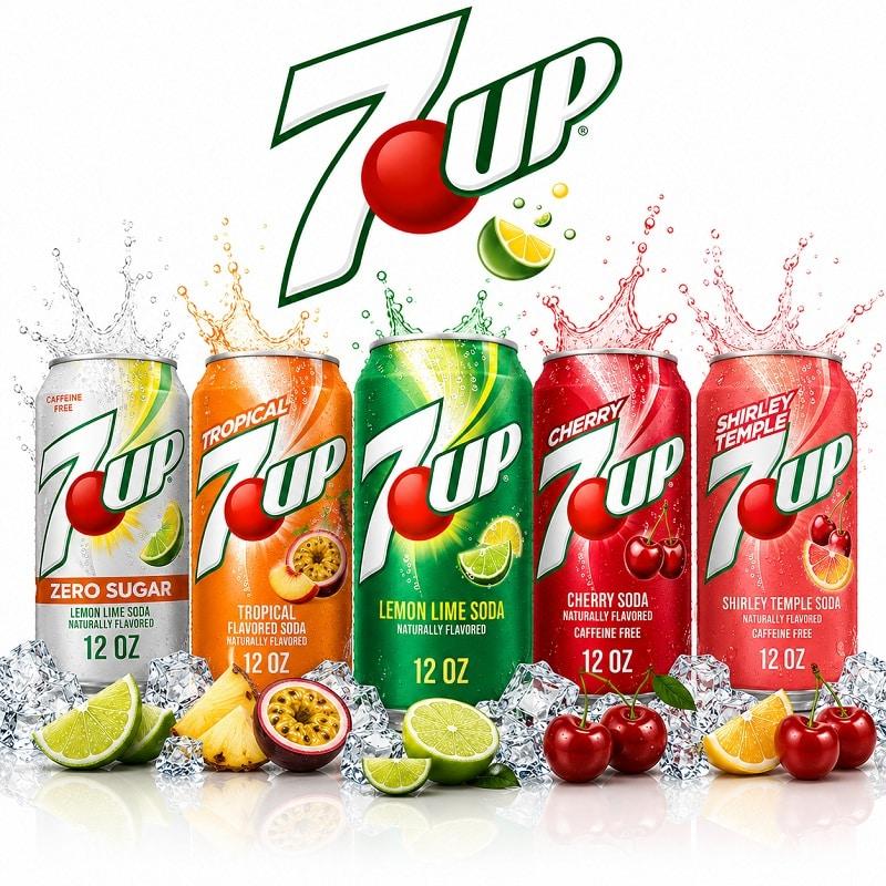7UP® Flavors 12oz Cans – 24 pk image