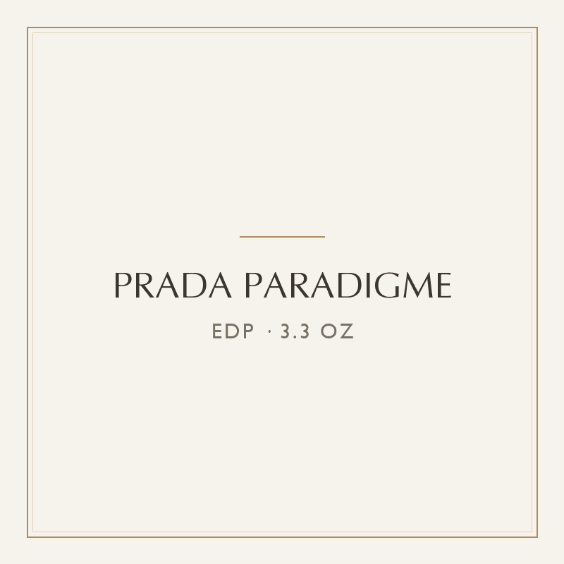 PRADA PARADIGME - Prada - EAU DE PARFUM SPRAY 3.3 oz / 100 ml Tester image
