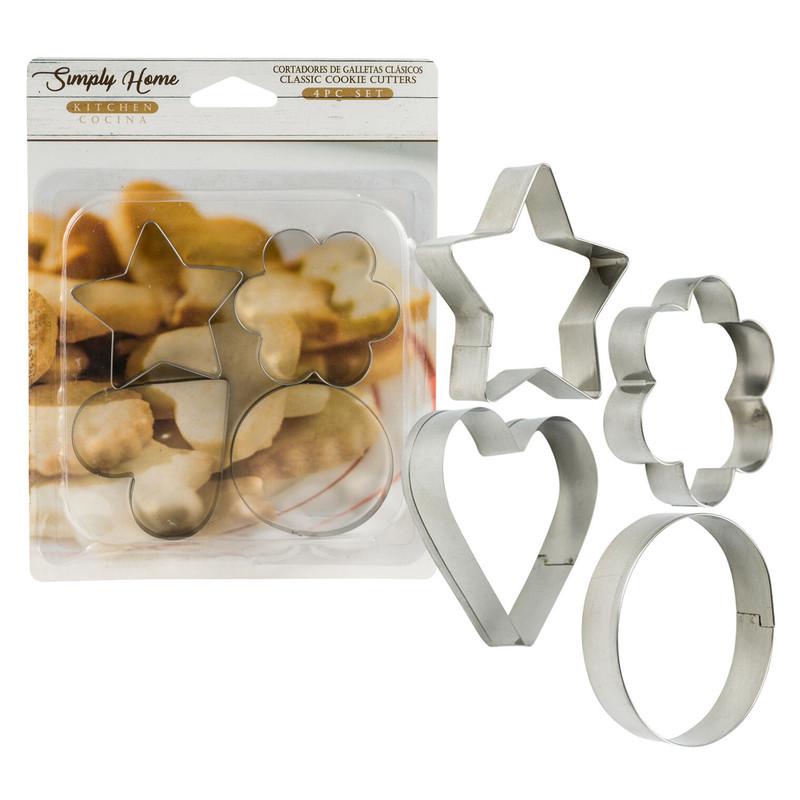 4pc Stainless Steel Cookie Cutter