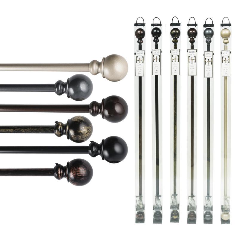 Orb Curtain Rod- 48"-84"- 6 Assortments image