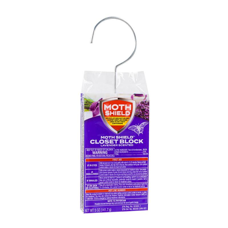 Moth Shield Closet Block, 5oz, Lavender Scented image