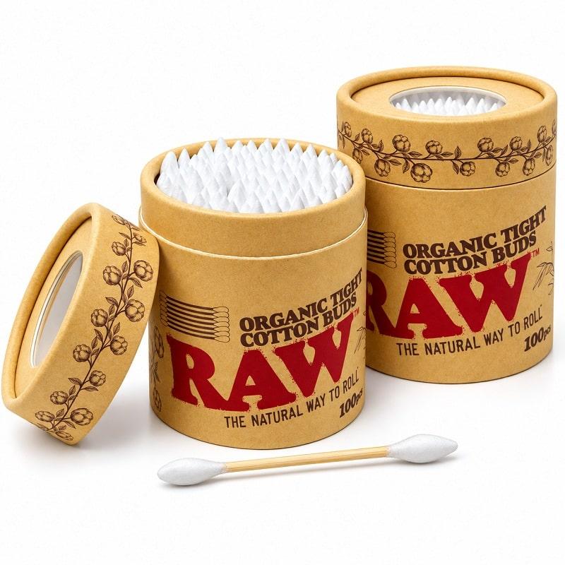 RAW® Organic Tight Cotton Buds 100 Count image