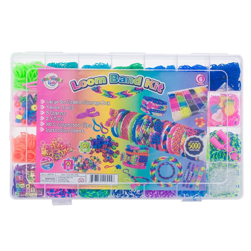 Craftology Kids Loom Band Kit, 5000 pcs image