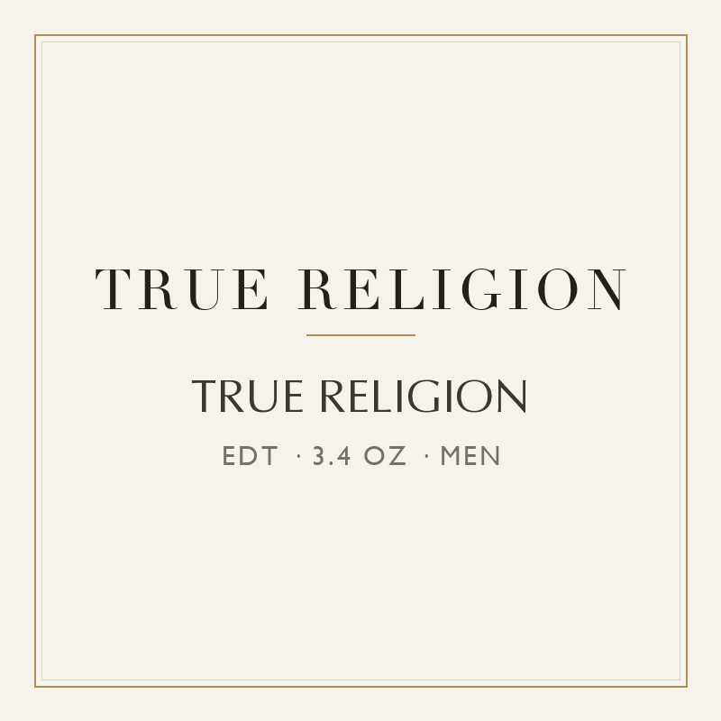 TRUE RELIGION - EAU DE TOILETTE SPRAY 3.4 oz / 100 ml Men