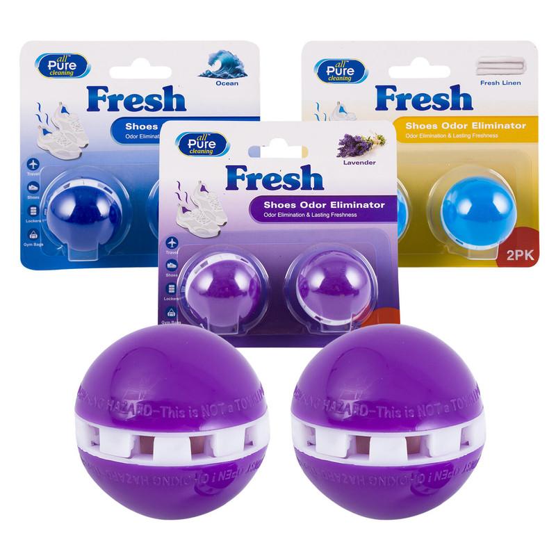 All Pure Cleaning Shoes Odor Eliminator 2 Pack, Assorted