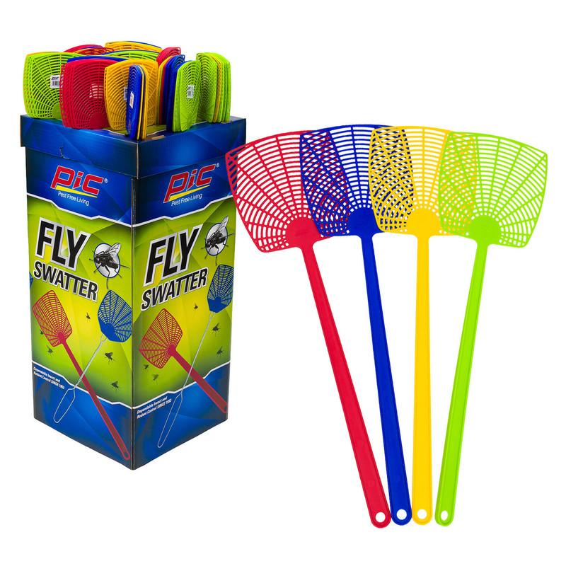 PIC Plastic Fly Swatter- 4 Assortments image
