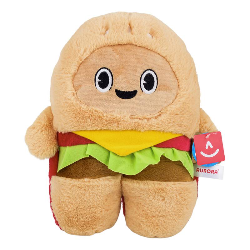 Aurora Flipovers Hamburger & Fries Plush Stuffed Toy, 11"