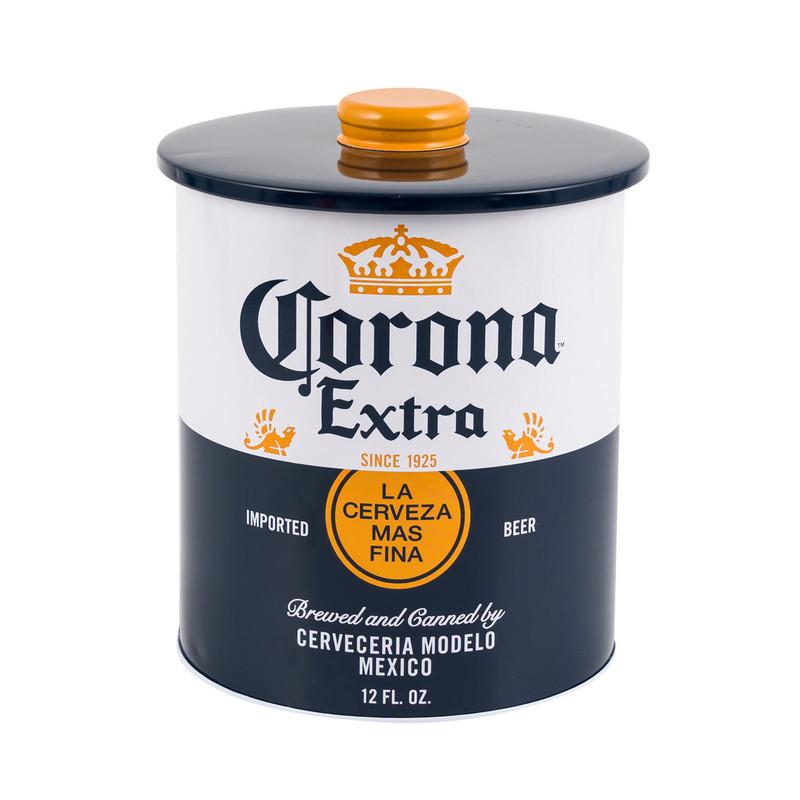 Corona Extra Cookie Jar Metal Canister - 8.5" - 135oz - Round image