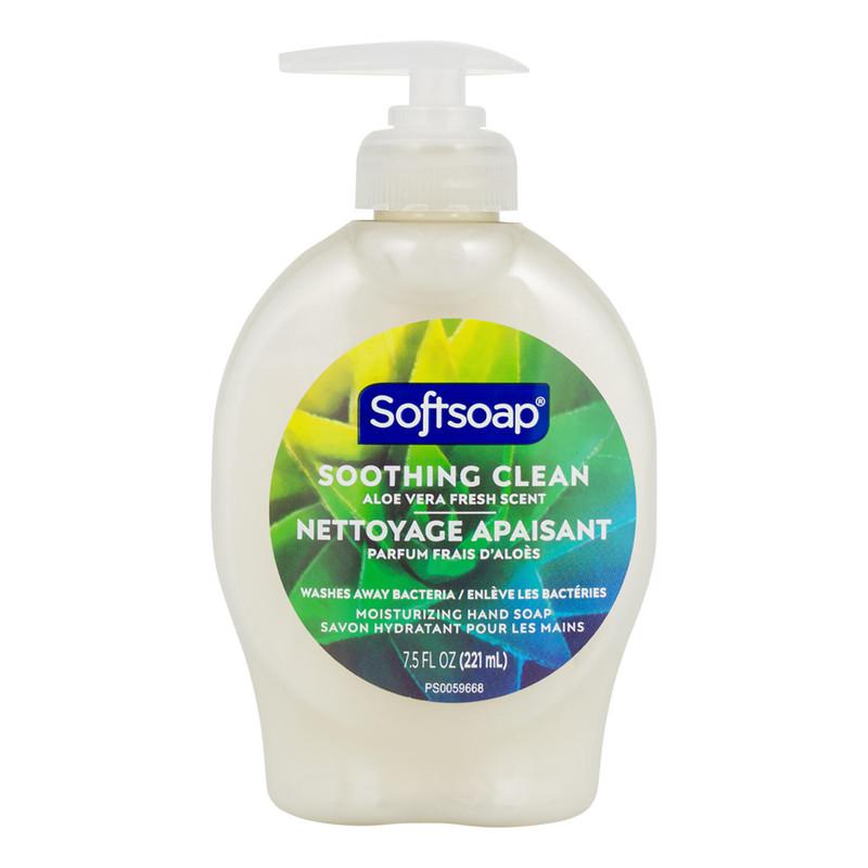 Softsoap Soothing Clean Liquid Hand Soap, 7.5 fl oz, Aloe Vera Fresh Scent image