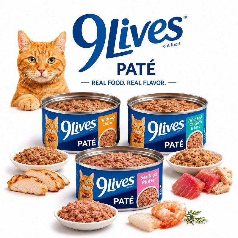 9 Lives Cat Food Cans 5.5oz