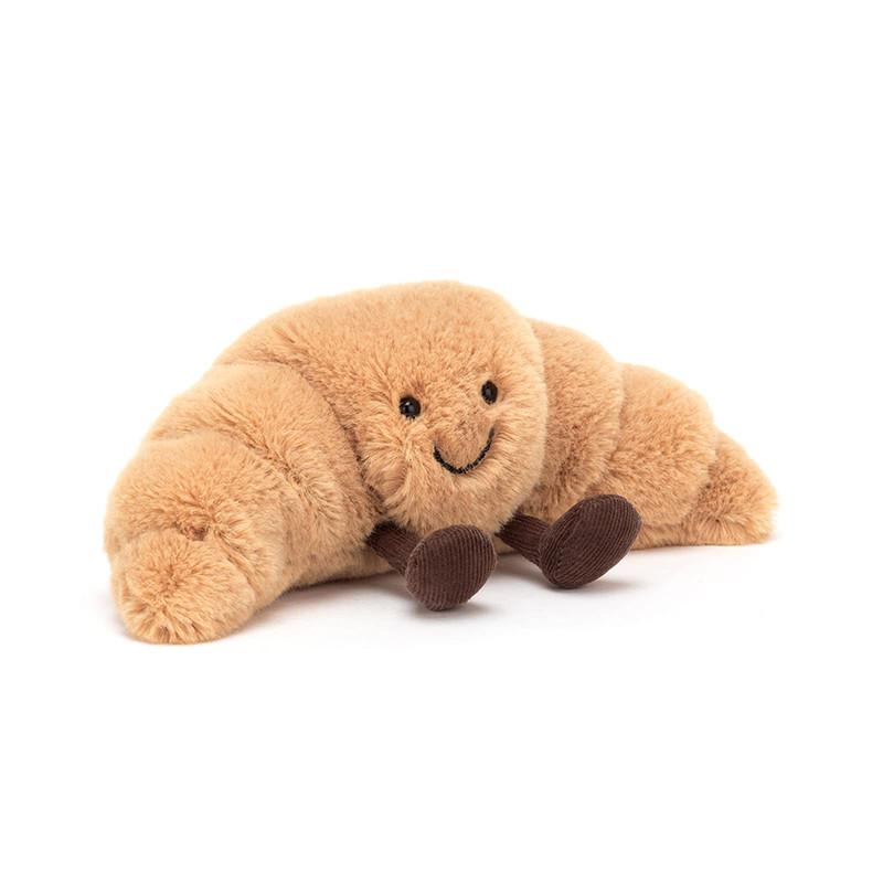 Jellycat Amuseables Croissant Stuffed Toy, Small 8.5 inches - Pastry Plush - Fun Gift Idea image
