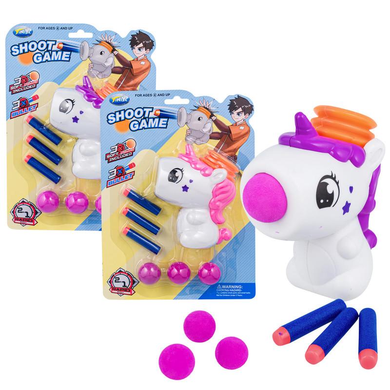 Shoot Game Toy for Kids, Unicorn, Assorted image