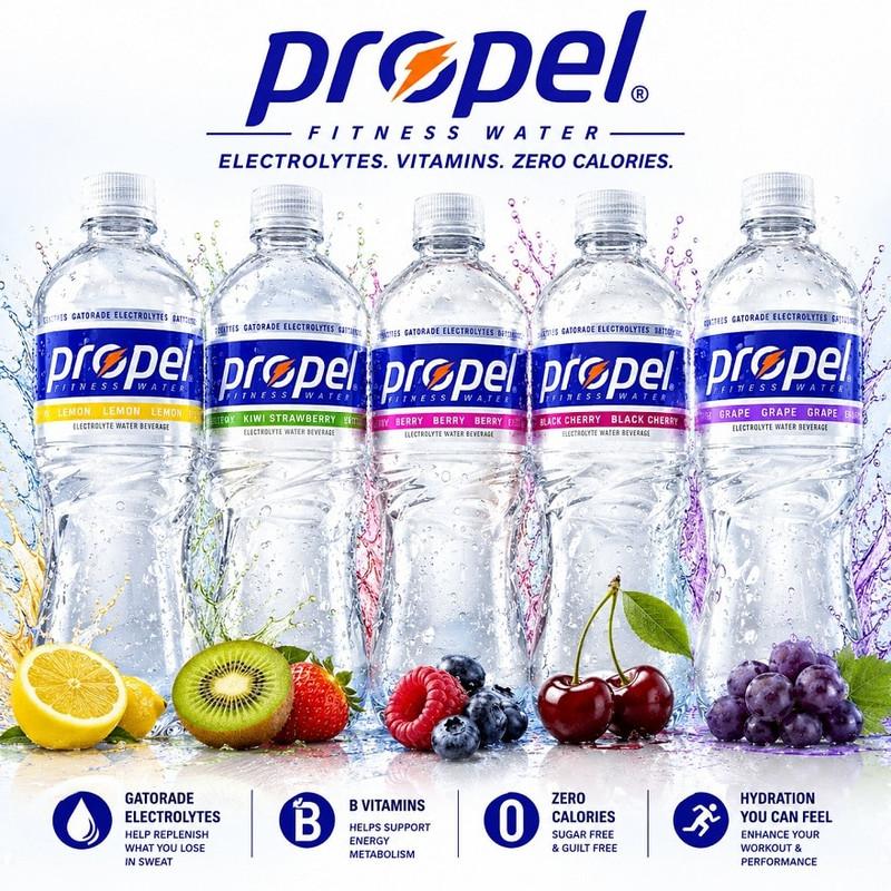 Propel Fitness Water 16.9oz – 12 / Case image