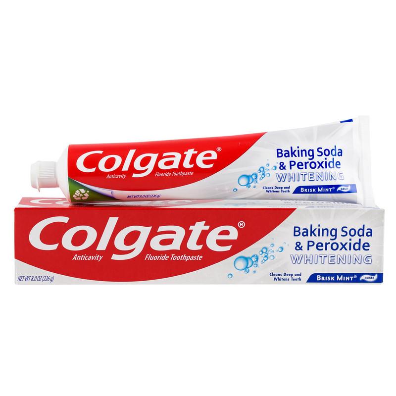 Colgate Baking Soda & Peroxide Toothpaste - 8 oz image