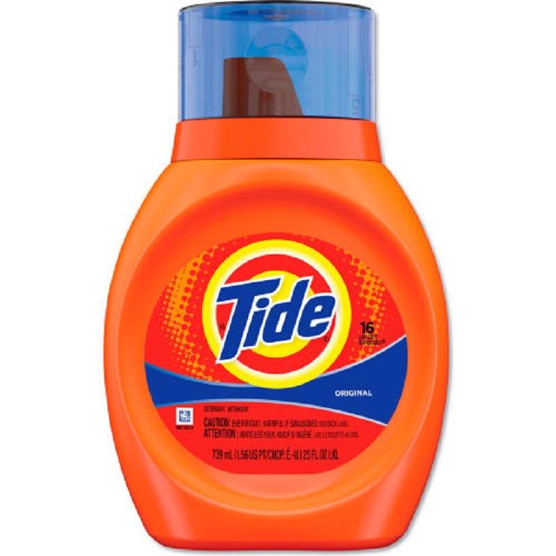 Tide® Liquid Acti-lift Laundry Detergent, Original 25oz – 6 Bottles/Case image