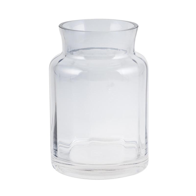 Clear Glass Vase, 7.8" image