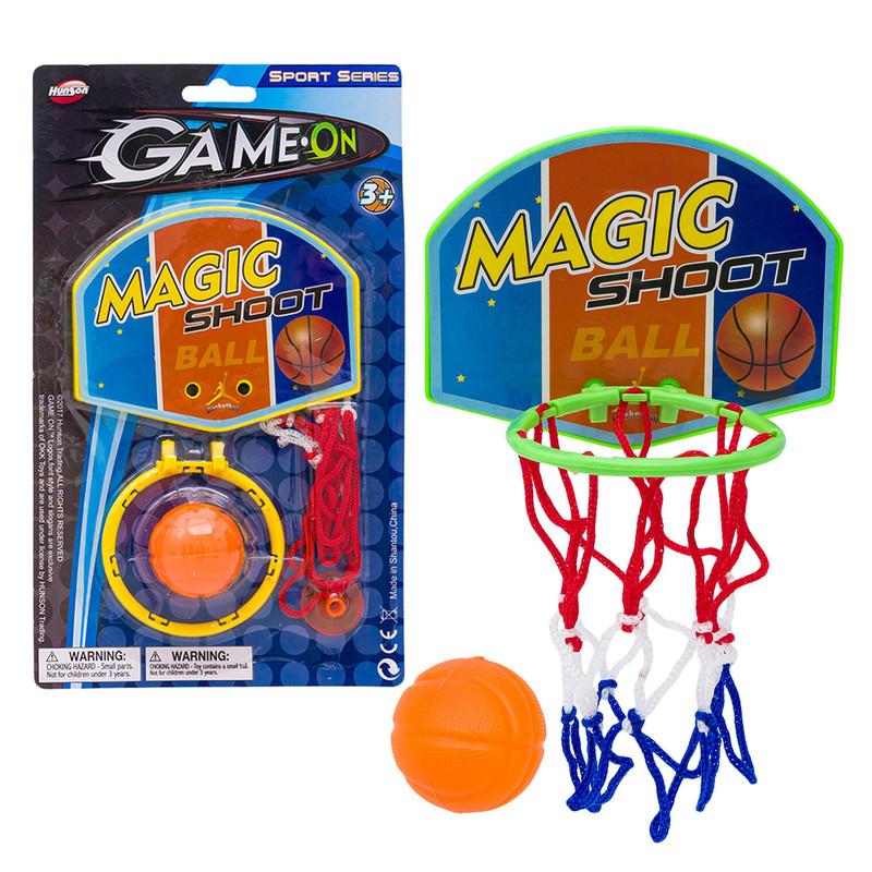 Hunson Game On Magic Shoot Mini Basketball Hoop Set image
