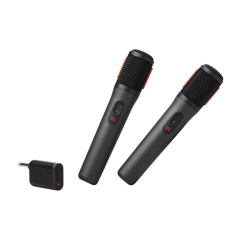 JBL PartyBox Wireless Mic - 2X Digital Wireless Microphones, Rechargeable Battery (20hrs - 700mAh), Clear Voice, Crisp Sound, Stable 2.4GHz Connection, Compatible with All PartyBox Speakers (Black) image